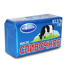 Масло сливочное Экомилк 82,5%, 380г
